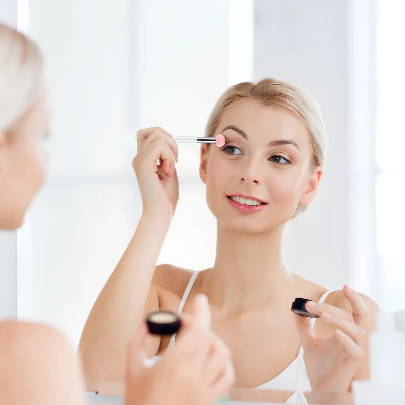 3 قطع من إسفنجات مكياج برأس الفطر، كريم أساس ممتاز، خافي عيوب البشرة، خفيف الوزن، منتفخة لبودرة الوجه للسائل والمسحوق