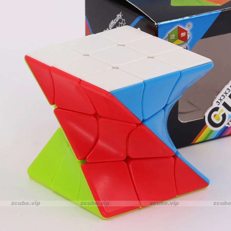 FanXin cubo mágico Twist Skew, rompecabezas sin pegatinas 3x3x3, rompecabezas Ziicube de velocidad educativo profesional, juego de juguetes 3x3