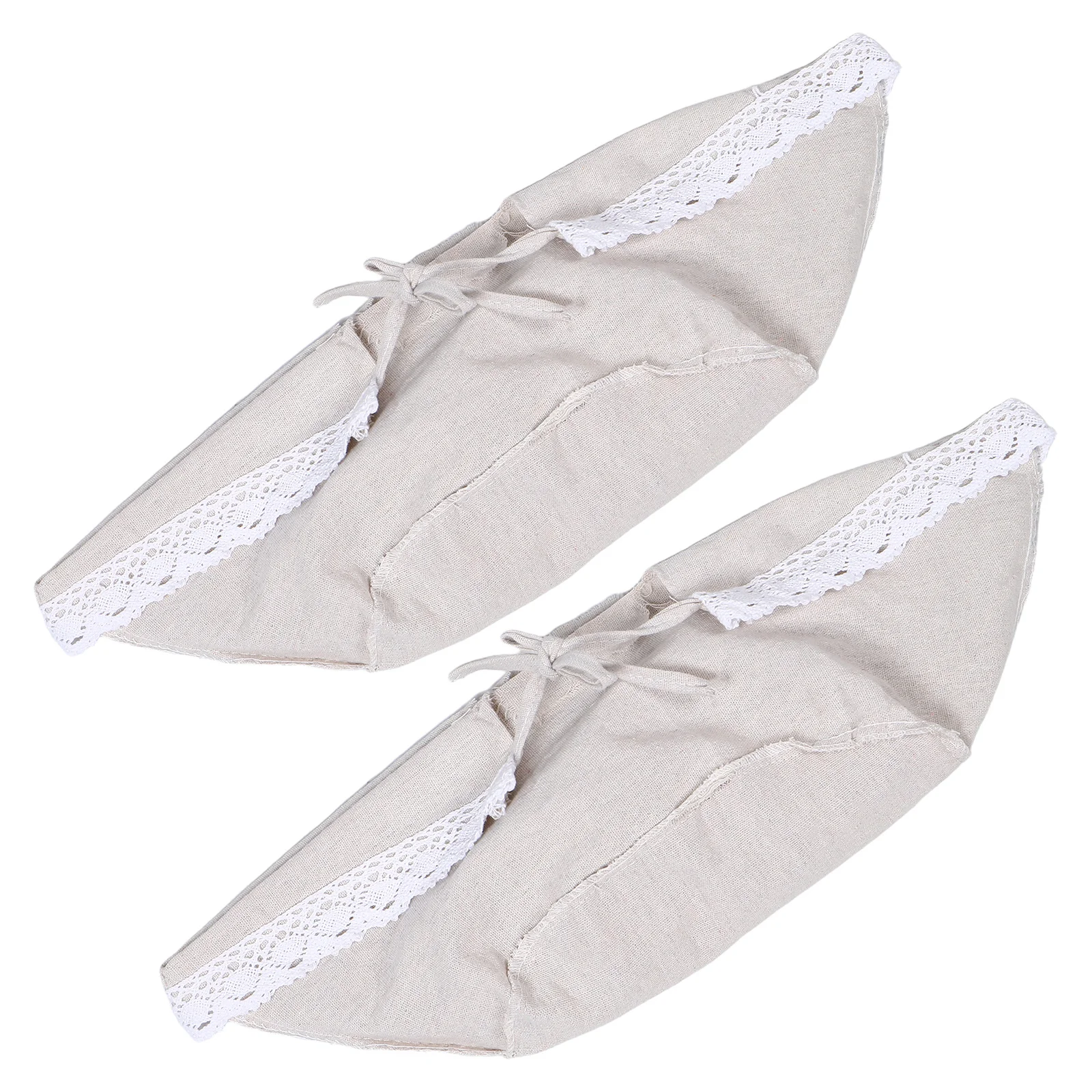 

2Pcs Woven Basket Liners Fabric Cloth Liners Replacement Oval Picnic Basket Accessories Decorative Boho Farmhouse Insert