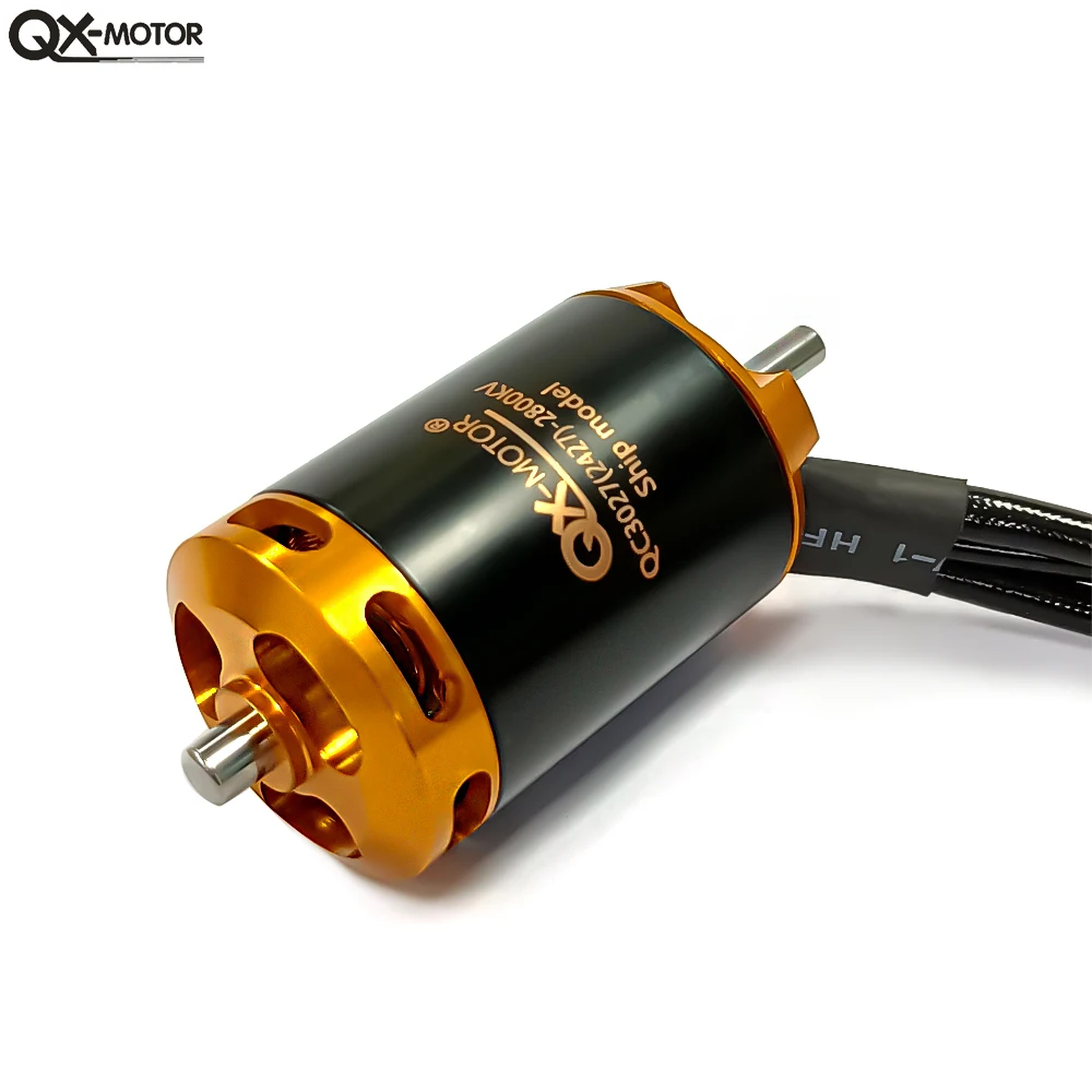 QX-MOTOR QC3027 2427 Model statku Silnik bezszczotkowy 2800KV 3600KV 3800KV Użyj 120A ESC do zdalnie sterowanego samochodu/model statku Części do