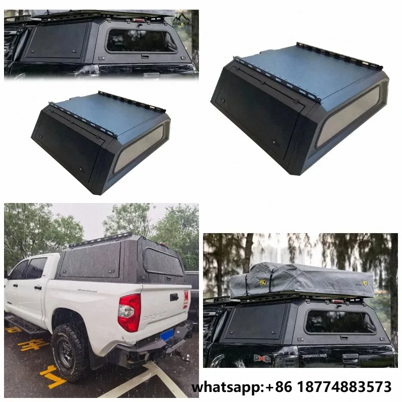 Steel Waterproof Pickup Folding 4x4 Truck Canopy Steel Hard Top for Ranger Np300 Dmax F-150  1500 2019+