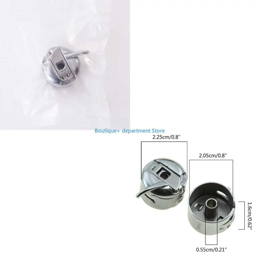 E1PD Household Metal Sewing Machine Bobbin for Case Silver Sewing Machine Accessories
