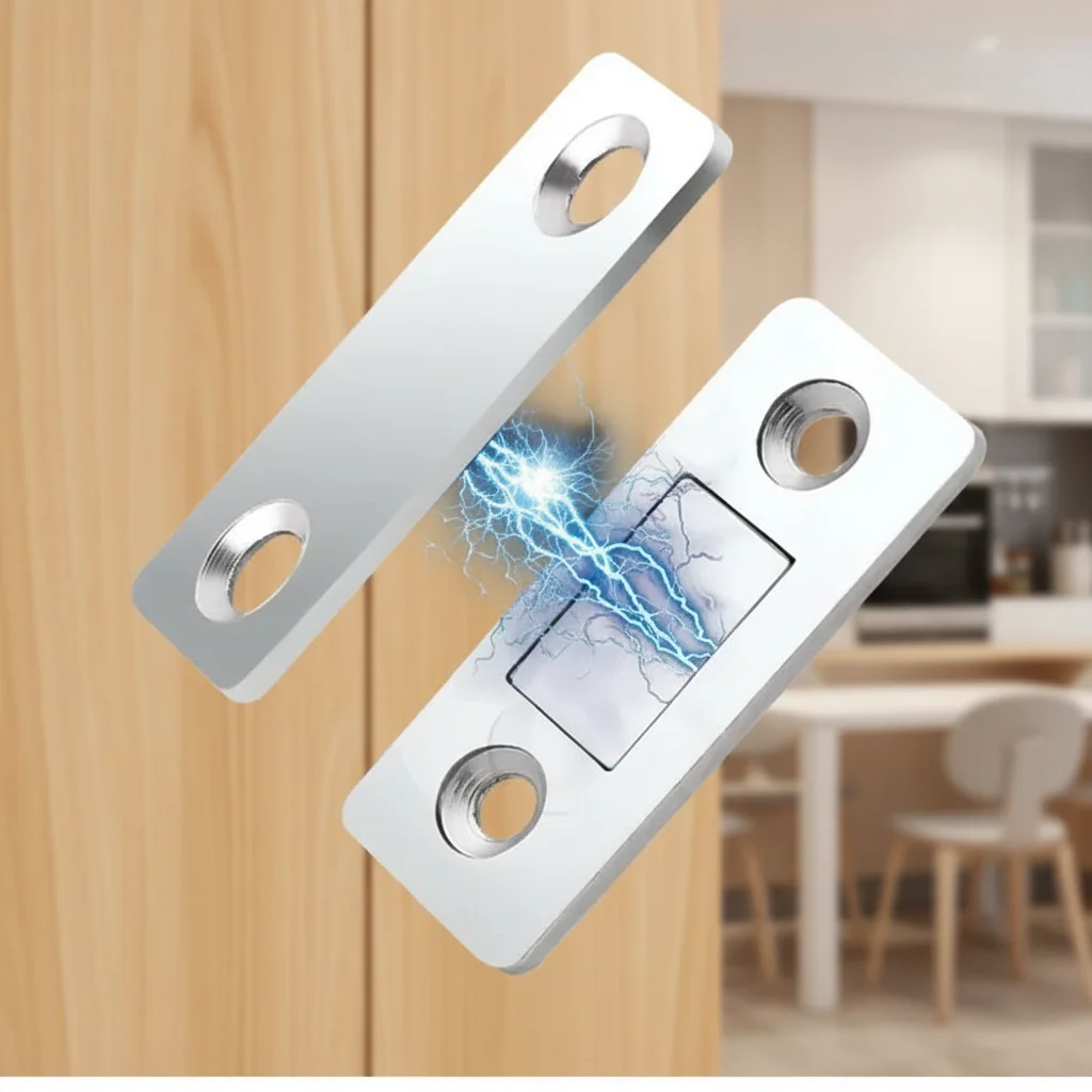

Magnetic Cupboard Catch 10 Pairs Easy Installation Self-Adhesive No Tools Required for Doors and Cabinets