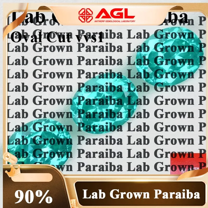 

Par-Trillyon Shape Paraiba Lab Grown Sapphire VVS1 Certificate Wholesale Diamond for DIY Charms Jewelry Making Materials Gemston