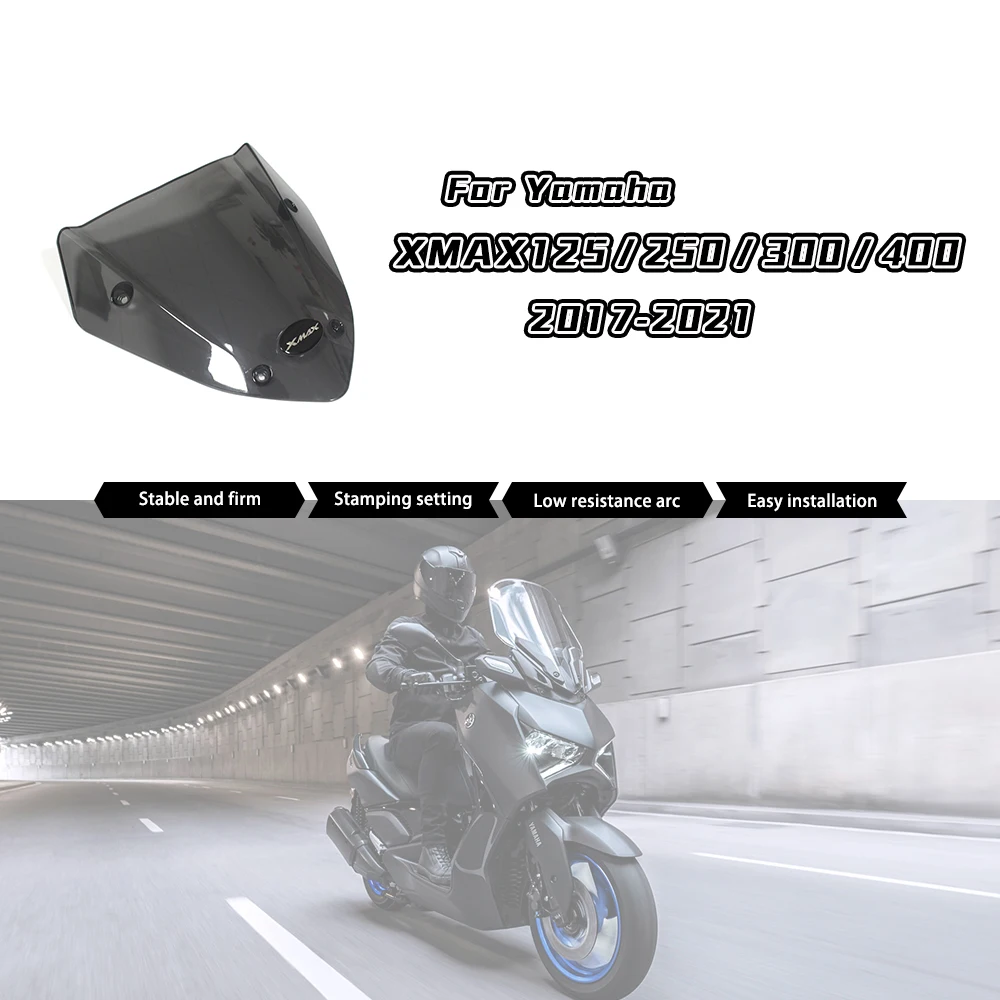 

For YAMAHA XMAX250 XMAX300 Motorcycle Windshield Viser Visor Deflector WindScreen WindScreen shield XMAX125 XMAX400 2017 2022