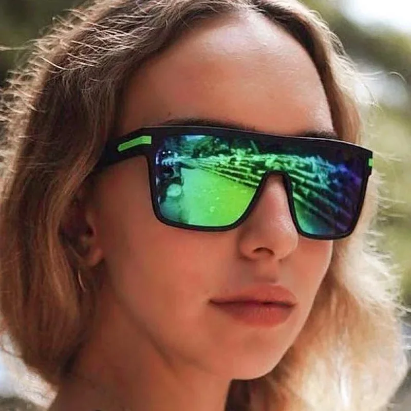 CRIXALIS Mode Polarisierte Sonnenbrille Für Männer Platz Übergroßen Anti Glare Fahrer Spiegel Sonnenbrille Frauen UV400 Brille Männlich – Detail 1