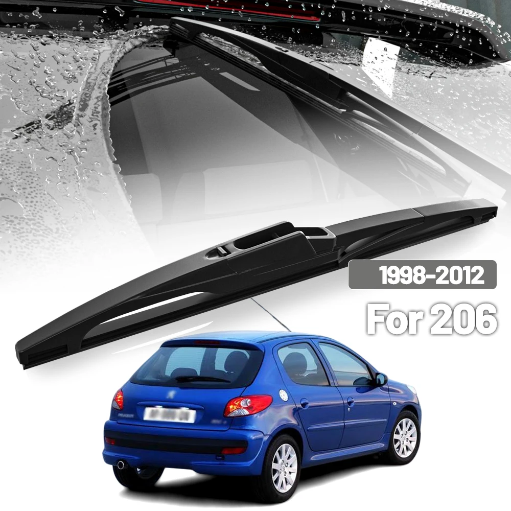 

Для Peugeot 206 1998-2012, 2008, 2009, 2010, 2011: Задний стеклоочиститель, щетка стеклоочистителя заднего ветрового стекла, аксессуары, 14 дюймов