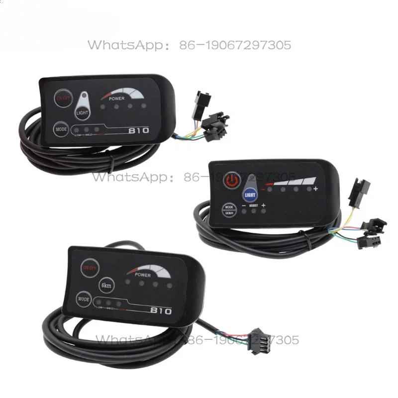 

Подходит для электровелосипедов 24В/36В/48В: LED-дисплей мощности и спидометр 810