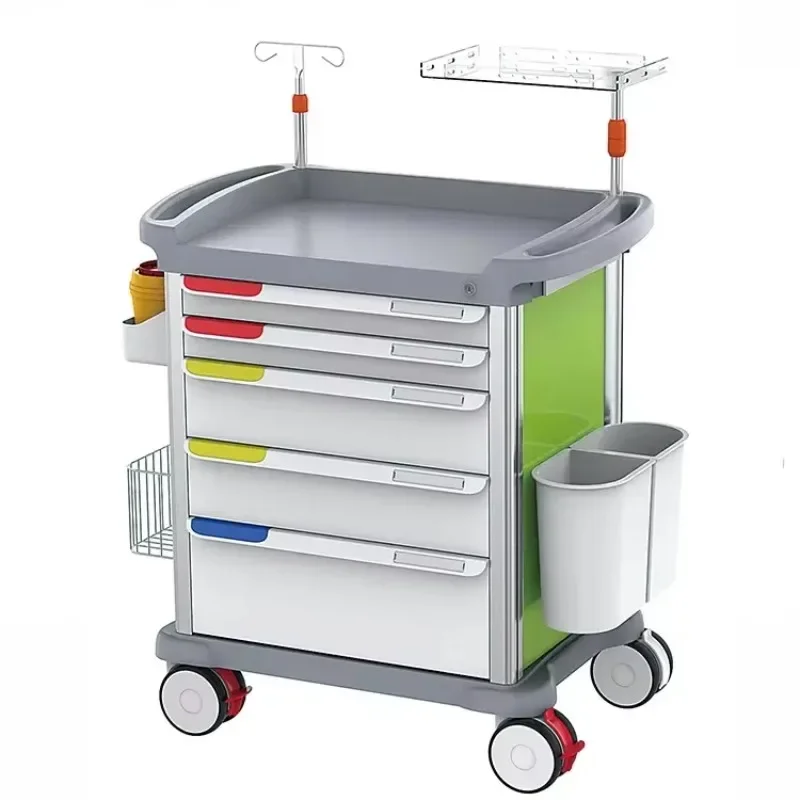 Practical Equipment First Aid 5th Floor Drawer Nurse Anesthesia Cart Medical
