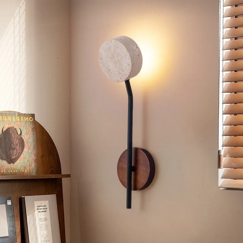 

Designer's minimalist wall light Nordic minimalist bedroom bedside lamp, living room background wall light LED atmosphere light