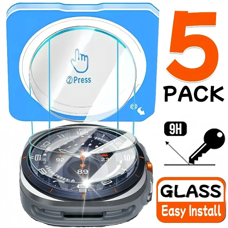 

Для часов Samsung, ультра стеклянная пленка, твердость 9H, взрывозащищенная, простая установка, защитная пленка для экрана, чувствительная на ощупь защита от царапин