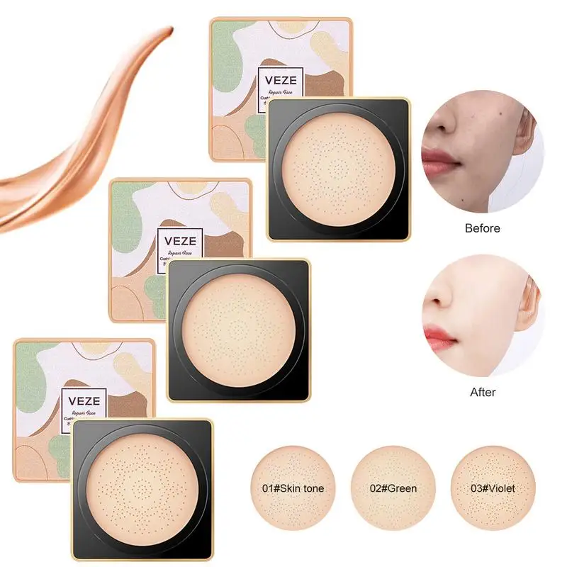 BB-Impermeável Air Cushion Foundation, Cogumelo Cabeça, CC Cream, Corretivo, Clareamento Maquiagem, Cosméticos, Ilumine Face Base