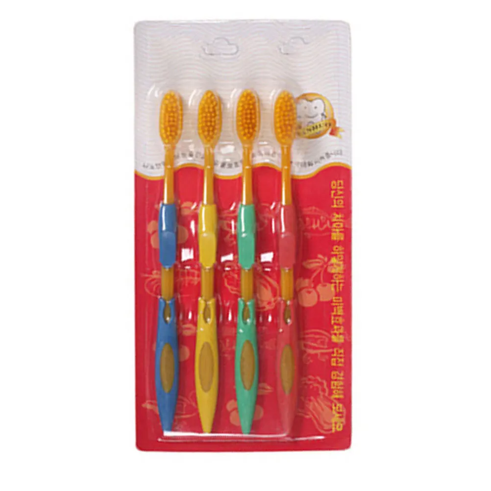 

4 Pcs Soft Bristle Toothbrush Premium Material 360 Degree Clean Protect Gum Daily Brushing Oral Health PP Handle Anti Slip