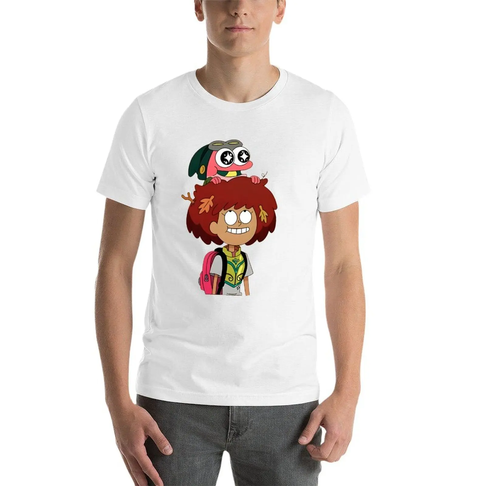 أمفيبيا مع الضفدع تي شيرت قطن تي شيرت عالي الجودة تي شيرت قطني للرجال #4