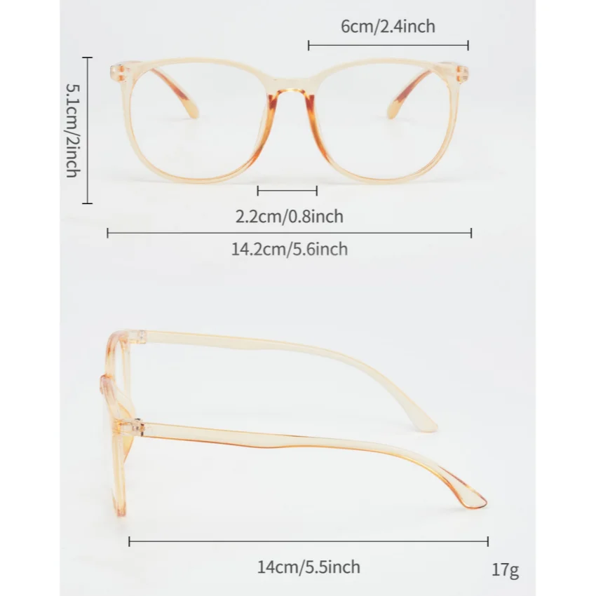 1개 유니섹스 플레인 안경 신형 고화질 레트로 라운드 프레임 심플 아트 캐주얼 다용도 노메이크업 슬리밍 보호용 안경