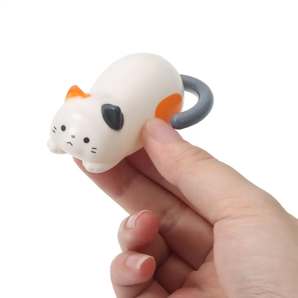 Hoge Kwaliteit Leuke Rollende Kat Speelgoed Fidget Kunststoffen Uurwerk Kitten Beweegbare Speelgoed Stress Tumbling Kitten Speelgoed Thuis