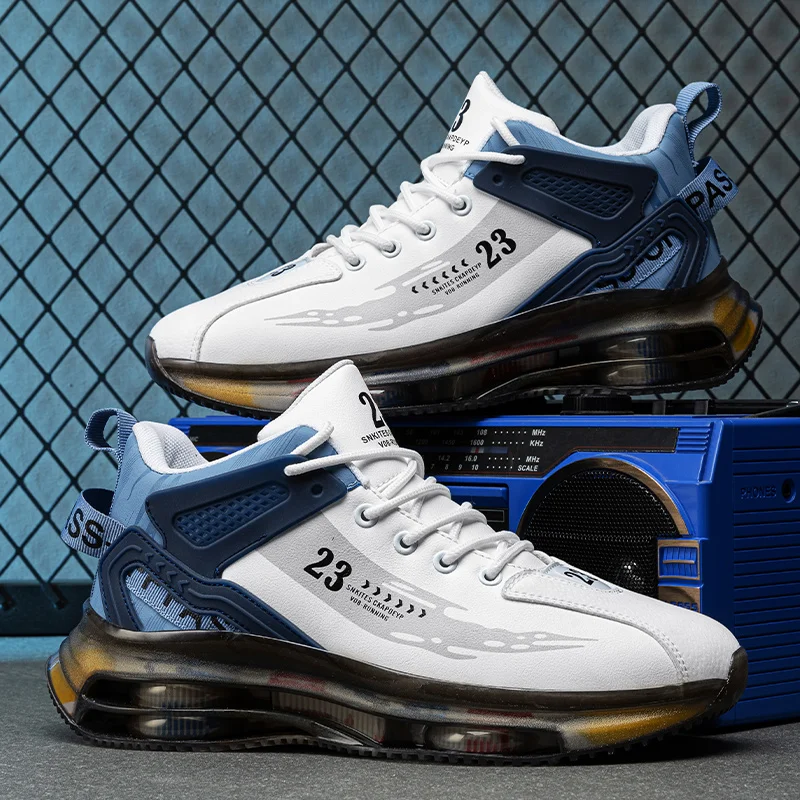 

2025 Autumn Winter New Basketball Shoes - Air-Cushioned Non-Slip Wear-Resistant Casual Sneakers