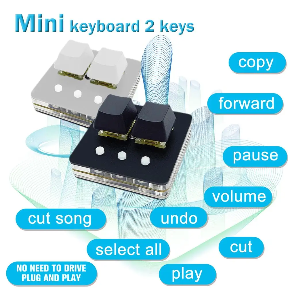 2023 Sayobot O2C V2 OSU Mini Keyboard Muti-Function Tester Gaming Keypad Cheery Mx Red Switch Programmable Mechanical Keyboard