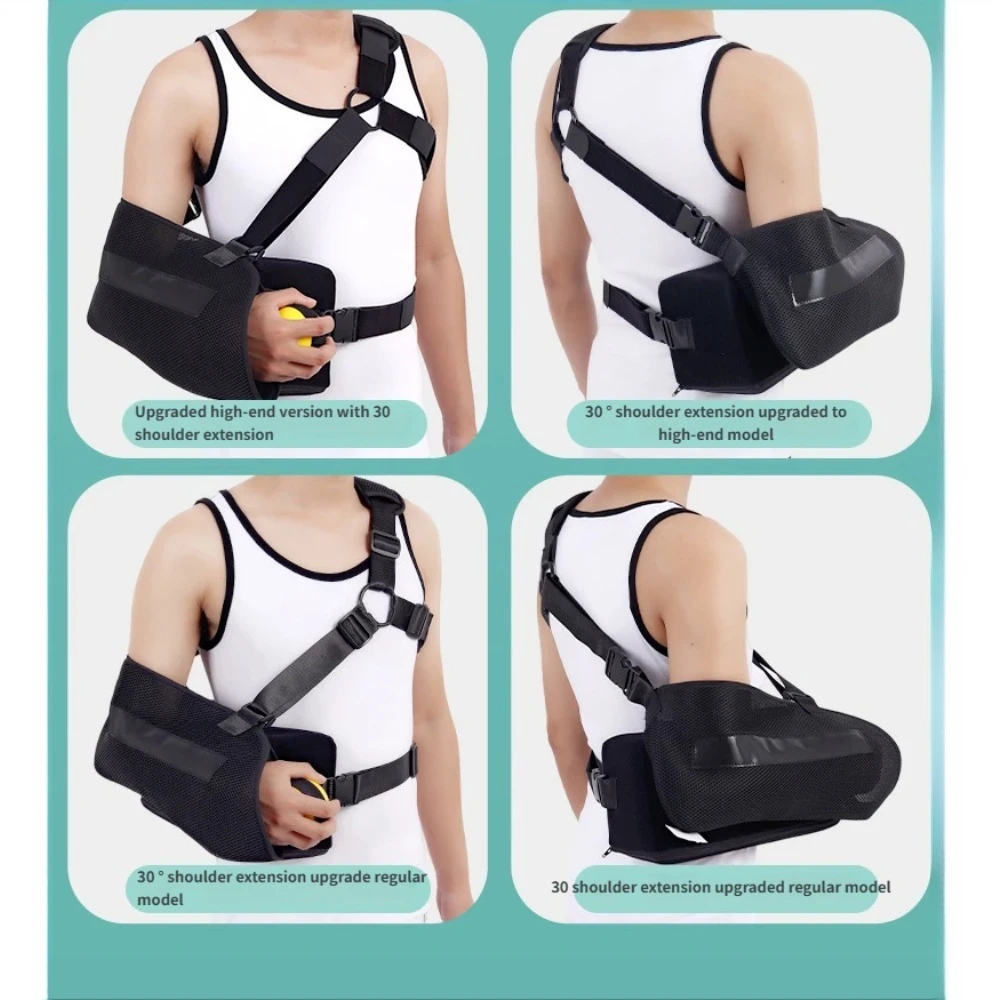 

Shoulder Abduction Sling with Pillow, Rotator Cuff Immobilizer for Dislocated Shoulder, Post-Surgery Recovery