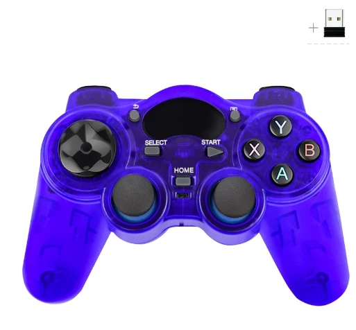 Mehrfarbiger Spiel griff 2,4g USB-Empfänger Wireless Gaming Controller Gamepad für PC/Laptop-Computer Dual Vibrate Fitting Joint