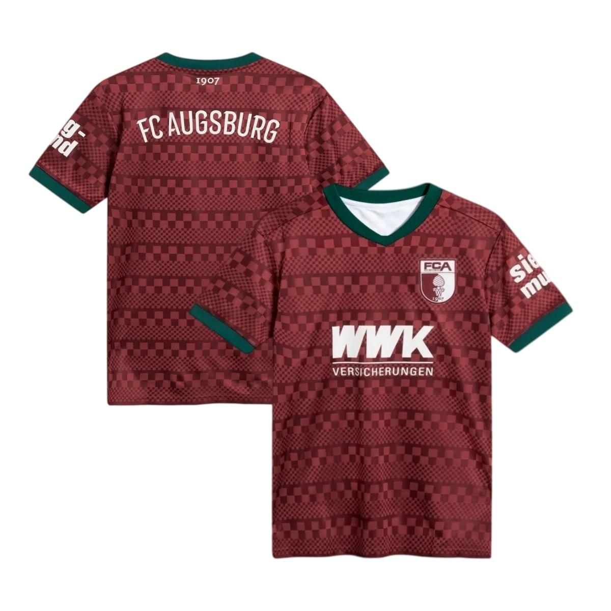 2026/27 Club Augsburg Deutsches Fußball-Trikot T-Shirt Herren und Damen Atmungsaktiv Schnelltrocknend Locker Sitzend Fan-Geschenke Oberteile