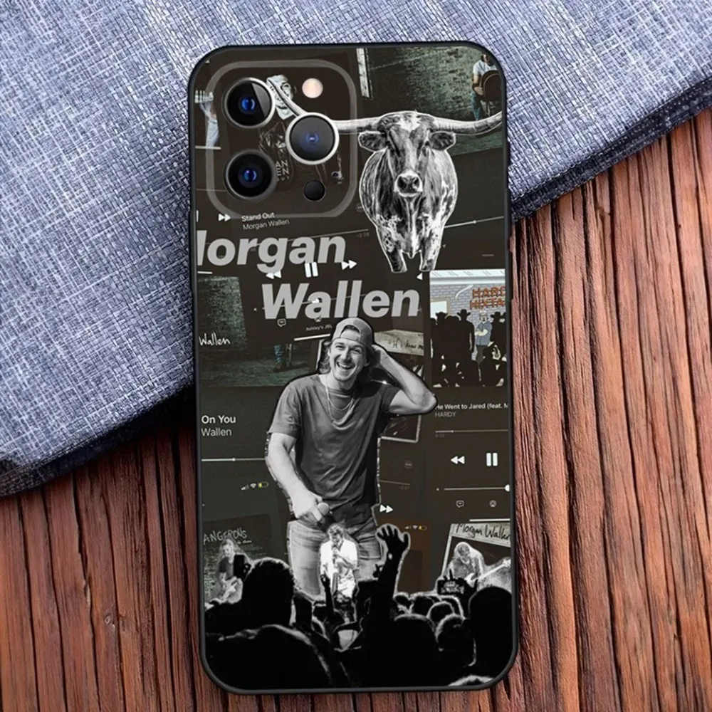 M-Morgan Wallen American Singer Phone Case For iPhone  16,15,14,13,12,11,Pro,X,XS,Max,XR,Plus,Mini Soft Black Cover - AliExpress  202192403
