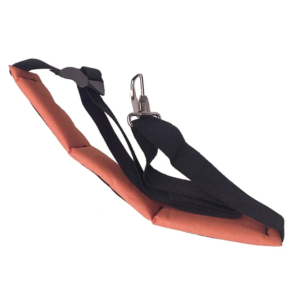 Lawn Mower Parts Shoulder Strap Comfortable Adjustable Length Black & Orange Reduce Fatigue Soreness High Quality