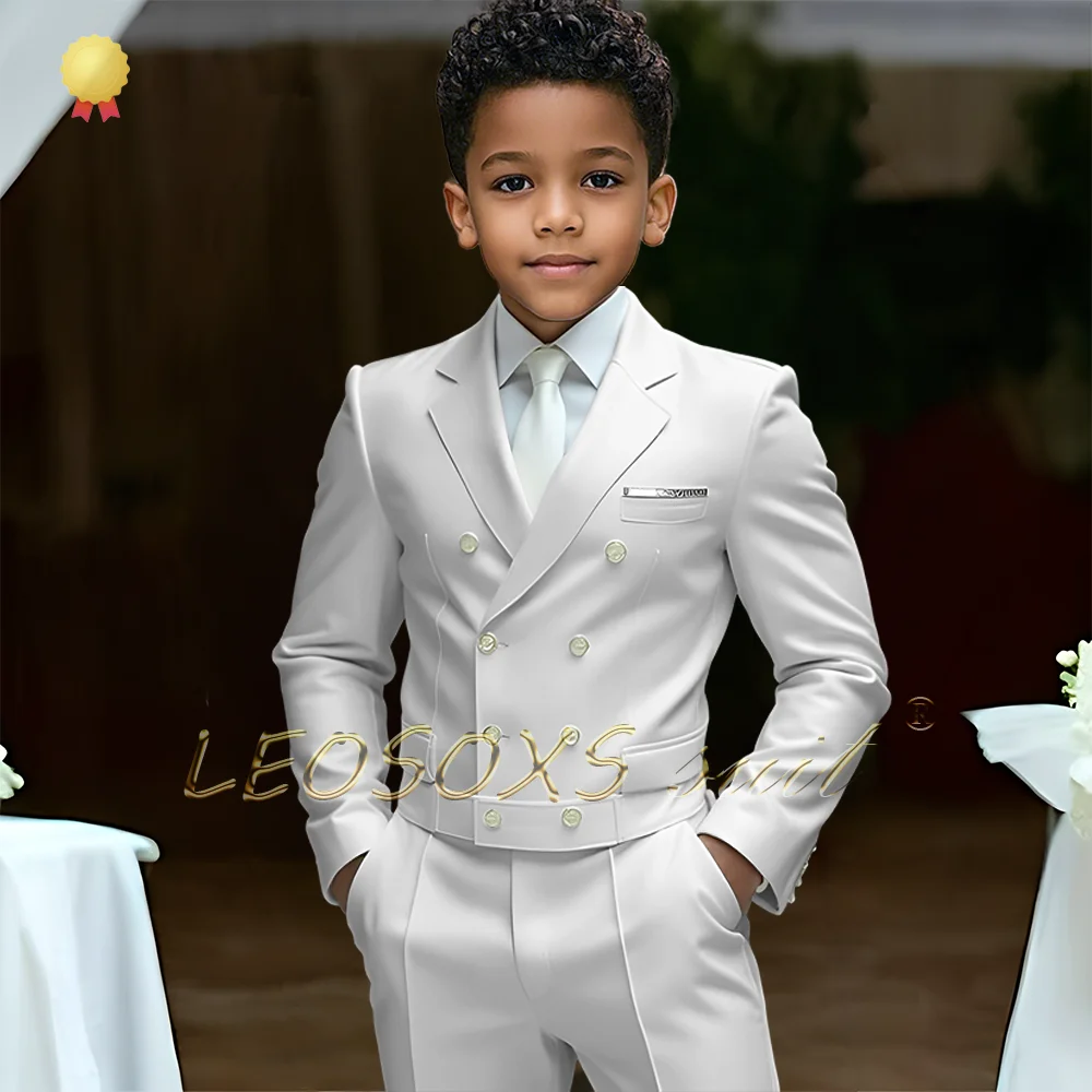 

Boys' 2-Piece Suit, Double-Breasted Waistcoat Style, Including Jacket & Trousers, Kids' Weddings & Ceremonies Occasions