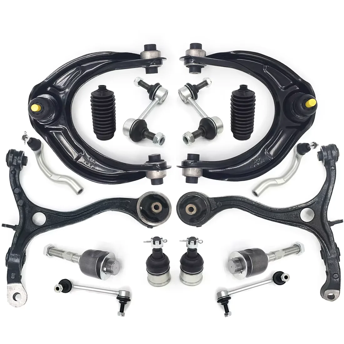 

AzbuStag 16Pcs Front Upper Lower Control Arm Sway Bar Link Suspension Kits for HONDA ACCORD 2008 2009-2012 51321SDAA04 K620614