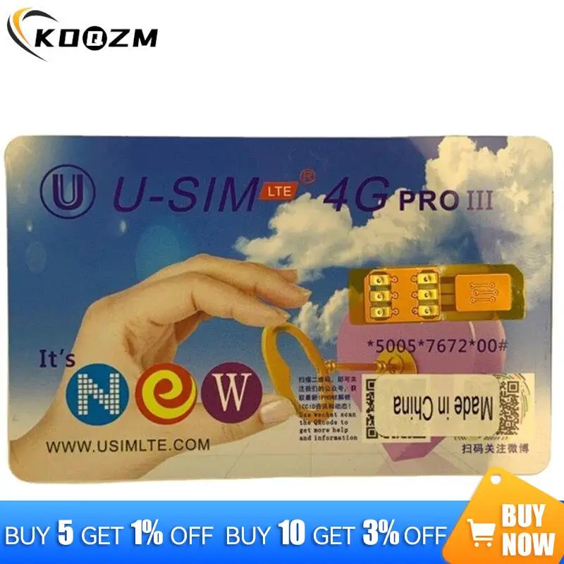Usim 4gpro sblocca SIM-Card per Phone13/12/11/ProMax/XR Smart-Decodable Chip a SIM-Card