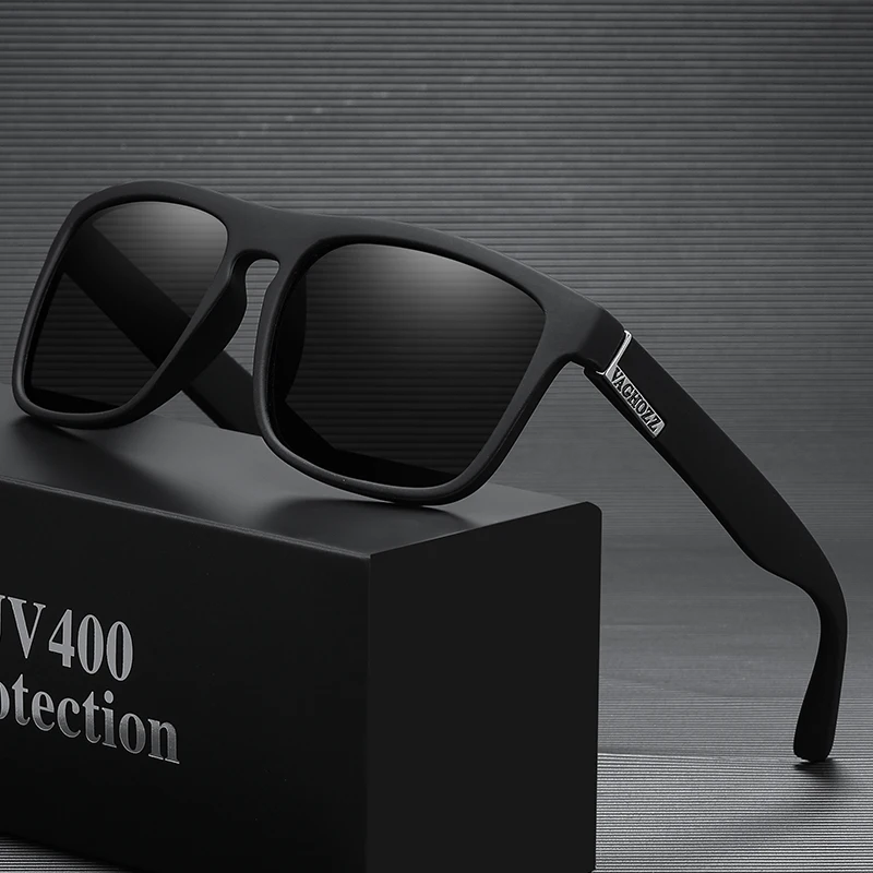 VAGHOZZ 2024 Brand Design New  Sunglasses Men Driving Square Male Sun Glasses UV400 Women Fishing Eyewear