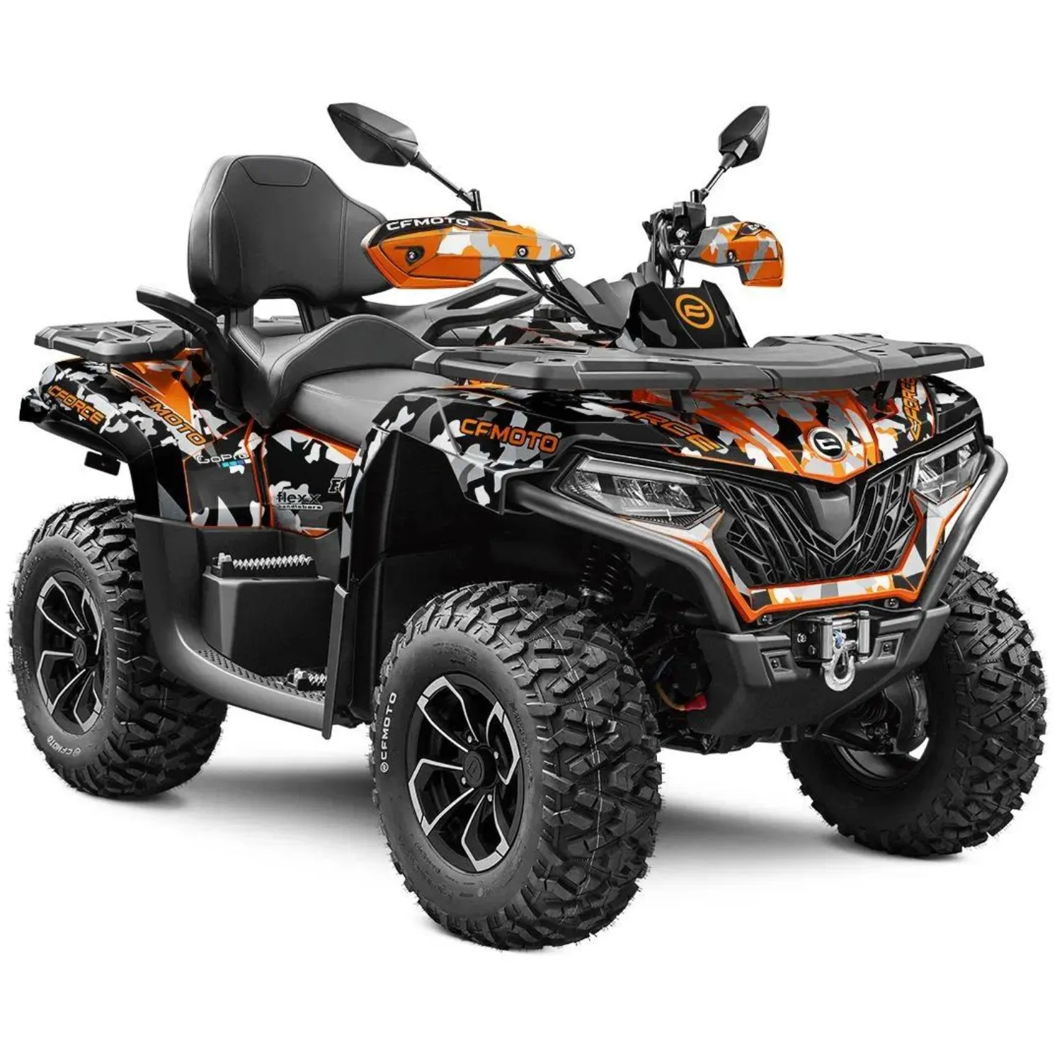 Motorcycle Body Fairing Sticker Decal Protective Quads / Atv 4x4 Full Graphic Kit For CFMOTO CFORCE 600 625 2020-2024 Design-7