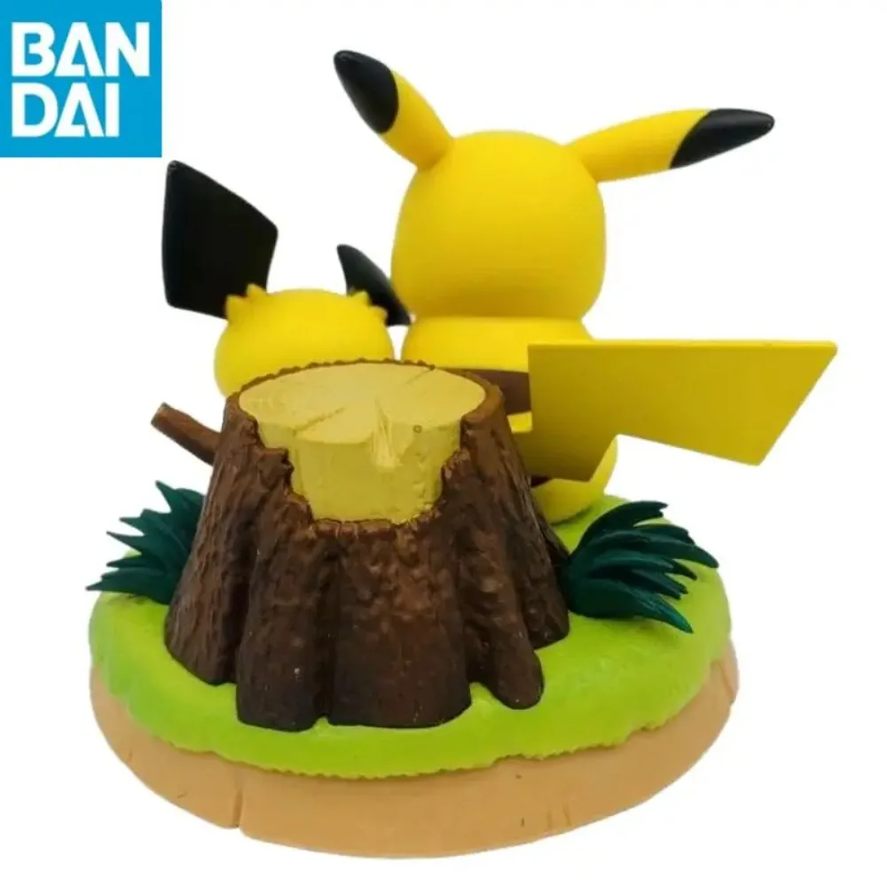 متوفر في المخزون الأصلي بانداي نامكو بانبريستو بوكيمون وقت الاسترخاء بيكاتشو و بيتشو بولي كلوريد الفينيل نموذج لجسم أنيمي جامع تمثال لعبة