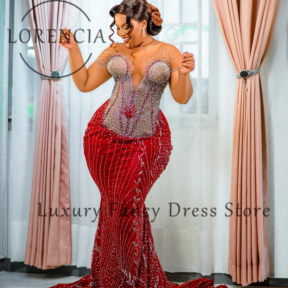 Luxury Diamond Prom Dresses 2025 Glitter Mermaid Bodycon Evening Party Gowns Customized Sleeveless Rhinestone vestidos formais