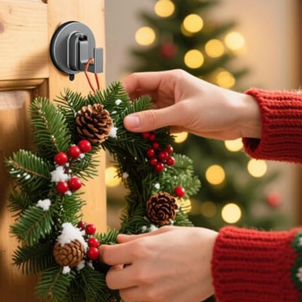 Easy Installation Shower Hooks Seasonal Wreath Hook No Drill Hooks Easy To Reposition Exceptional Holding Strength