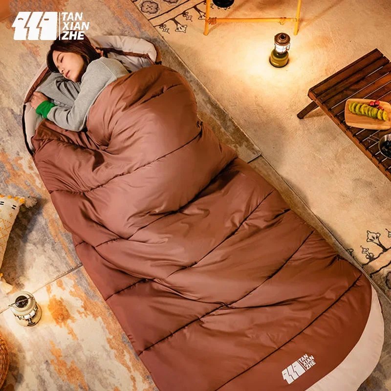 

Sleeping Bag for Adults in Winter Thickened for Adults To Increase Outdoor Camping Cold Resistance Four Seasons General Warmth