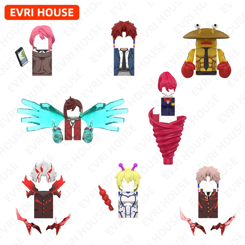 

Animes Mini Building Block Dolls Action Figures Bricks Comic Assembly Assembly Toys for Children WM6224