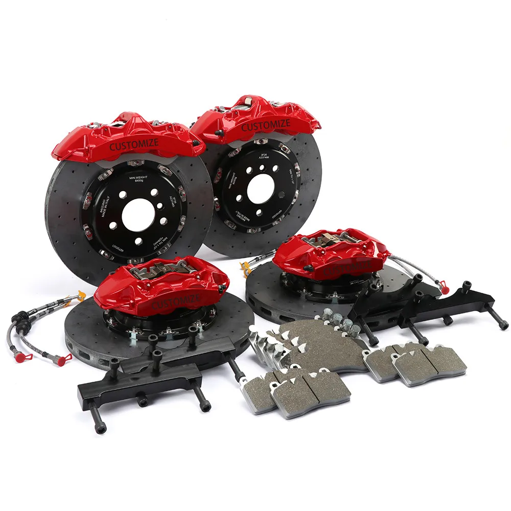 ICOOH Brake Kit Front ICGT6 with 380*34mm Carbon ceramic discs and CS200 Carbon ceramic brake pads For Mercedes-Benz G63AMG