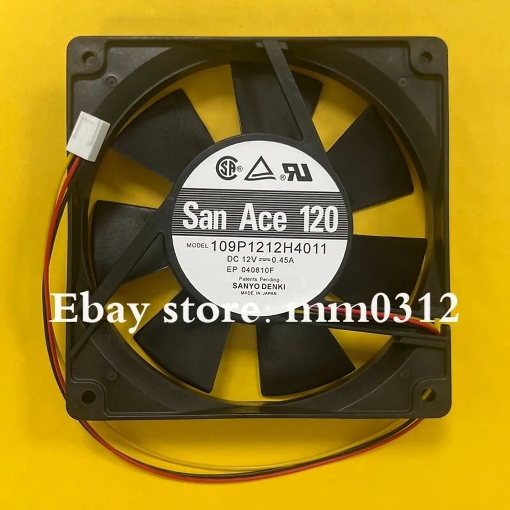 

For SANYO 109P1212H4011 12038 DC12V 0.45A 12CM 3-Wire Inverter Cooling Fan