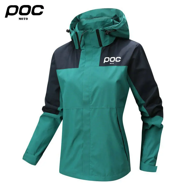 New MOTO POC Cycling Road Rider Downhill Bicycle Windproof Apparel MTB Breathable Waterproof Clothing Woman Bike Riding Jacket