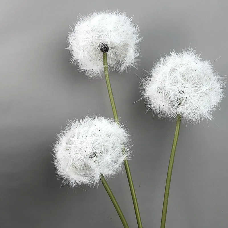 Artificial Dandelion Flowers Lovely Faux Dandelion Flowers for Home Decoration