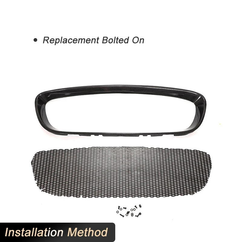 

Сетчатая решетка переднего бампера автомобиля для Jaguar F-Type Coupe Convertible 2-Door 2013-2016, передние решетки, комплект кузова из углеродного волокна FRP