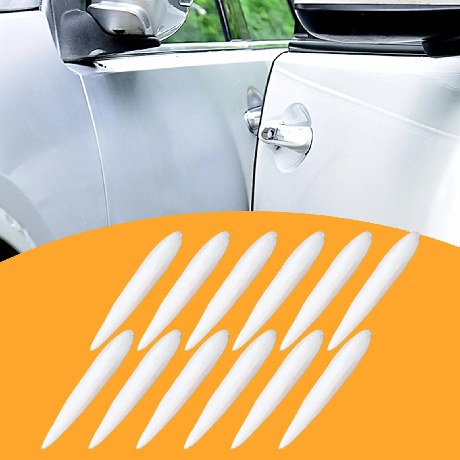 

Защита края двери, 12 шт., защита боковых дверей, отделка для предотвращения столкновений, украшения, внешние аксессуары для внедорожника, грузовика, седана, плотного пространства