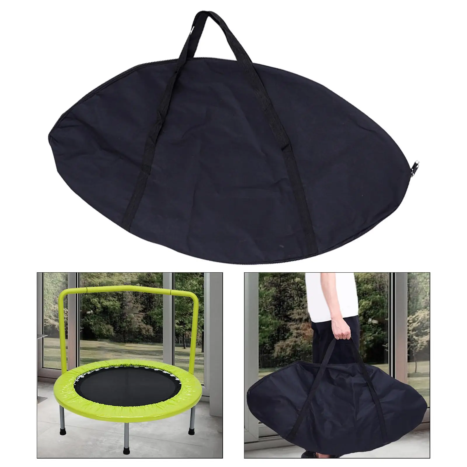 Jumping Bed Storage Pouch Organizer Large Capacity Equipment Bag For Trampoline Large Capacity Trampoline Organizer Bag