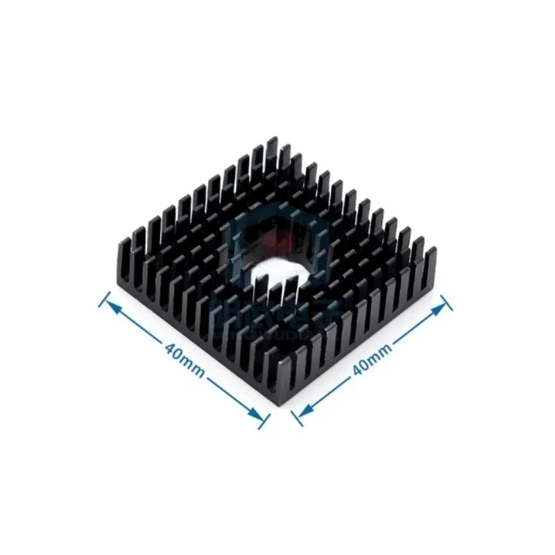 Black 3D Printer Accessory MK7/MK8 Cooling Fin 40*40*11mm Model NO.MP1708