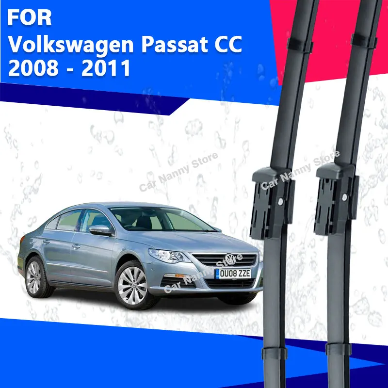 

Щетки лобового стекла для Volkswagen Passat CC 2008-2011, автомобильные дворники, аксессуары для лобового стекла, резиновая полоса 2009 2010