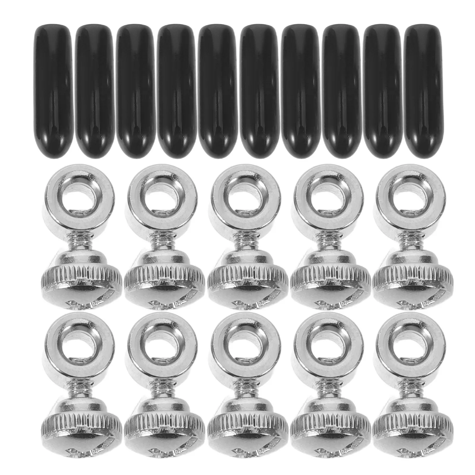 10 Sets Jump Rope Replacement Screws Adjustable End Caps Repair Kit Speed Cable Skipping Ropes Fitness Metal Parts Jump