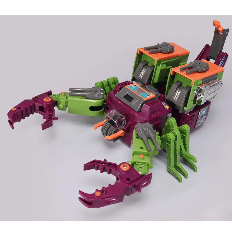 Em estoque bxzx transformação BX-03 g1 escorpião louco gigante scorponok figura de ação robô modelo coleção presente brinquedos 35cm