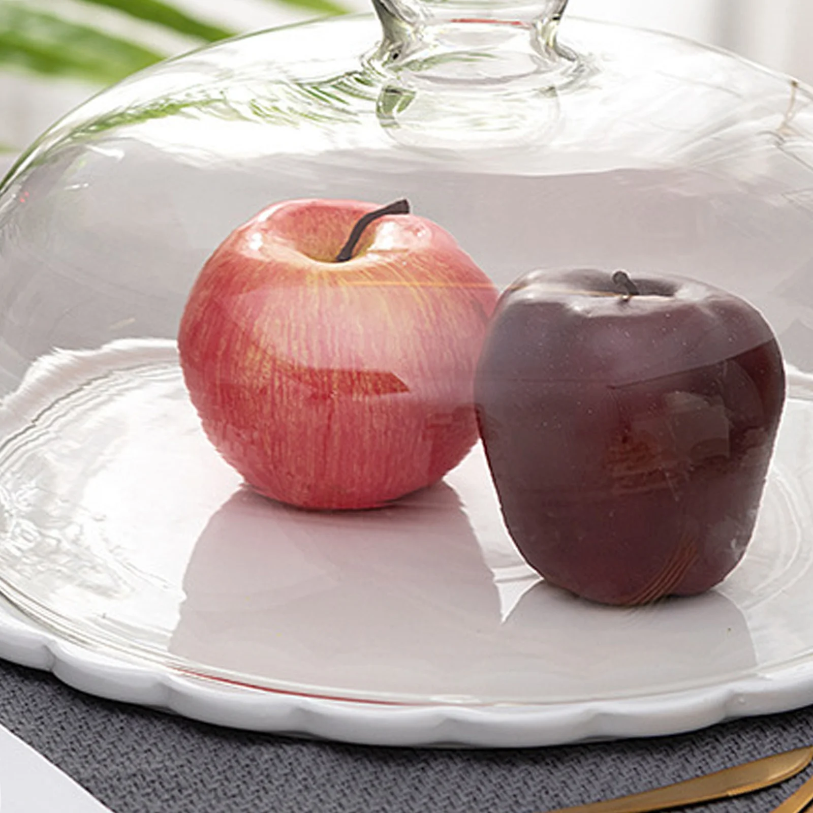 

Clear Glass Cake Dome Cover Transparent Lid for Cakes Desserts Easy to Clean and Reuse Cake Dome Dessert Display Cover