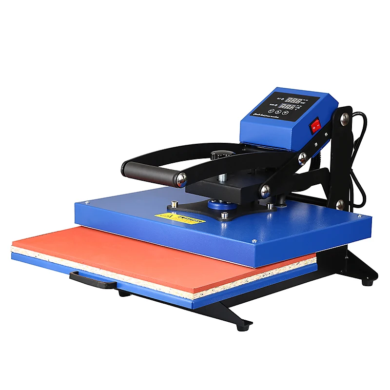 custom double display 33*45cm heat press machine sublimation  for t-shirt slide   